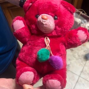 Animal Toy 1987 Teddy Bear Stuffed Animal Vintage